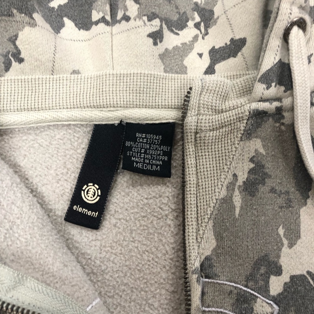 Element Sweat Jacket Size Medium - image 3